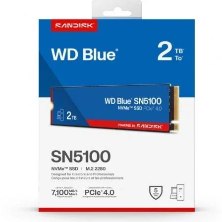 Western Digital WD Blue SN5100 2 TB M.2 2280 NVMe SSD Western Digital WD Blue SN5100 2 TB M.2 2280 NVMe SSD